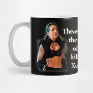 These Are The Abs Of A Killer, Xena Mug